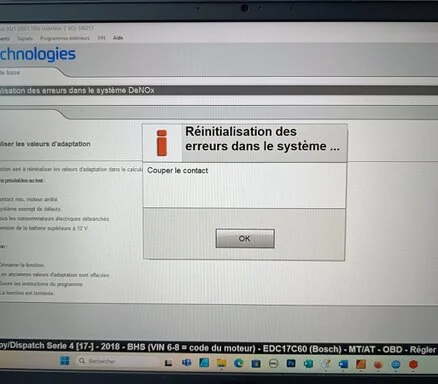 Supprimer code erreur adblue avec delphi p