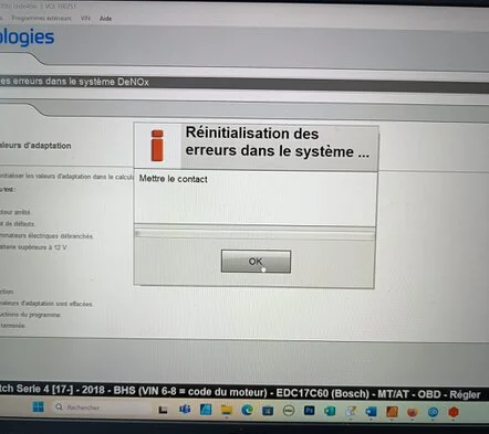 Supprimer code erreur adblue avec delphi hdi
